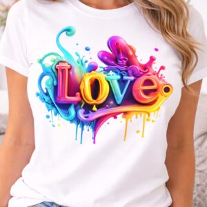 Colourful Love T-shirt